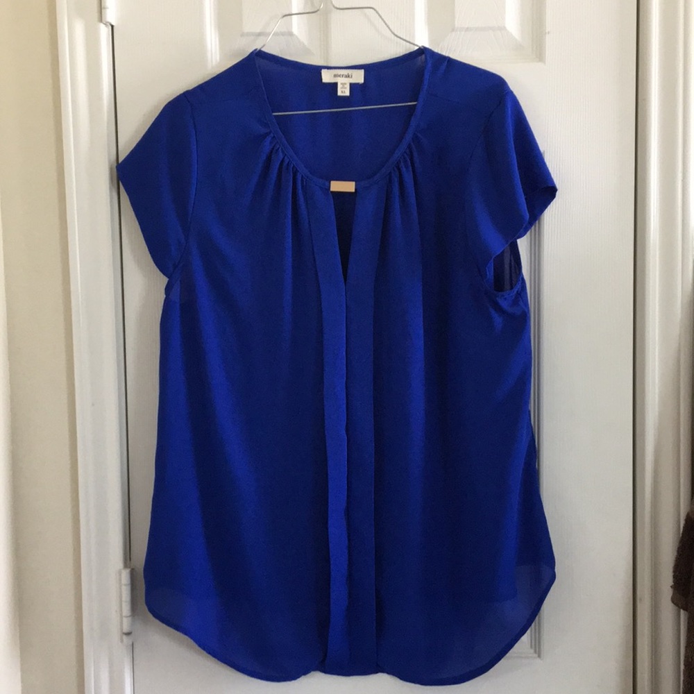 Meraki- Royal Blue Top